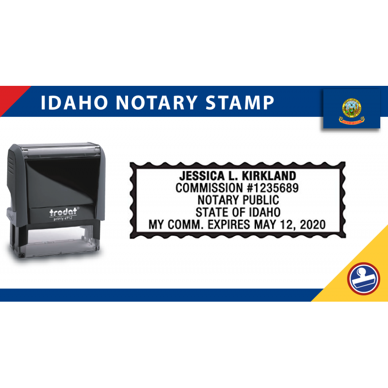 SelfStamps Idaho Notary Stamp