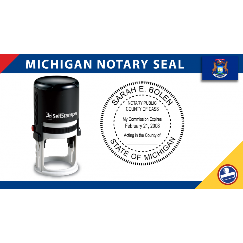 Michigan Notary Seal 5958