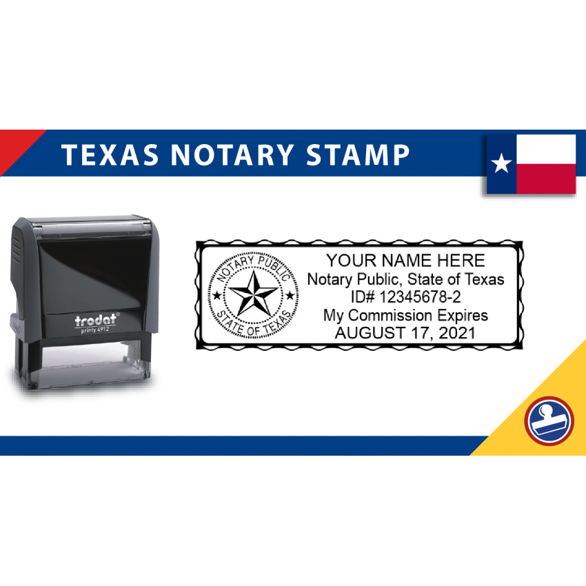 Texas Notary Stamp 2505