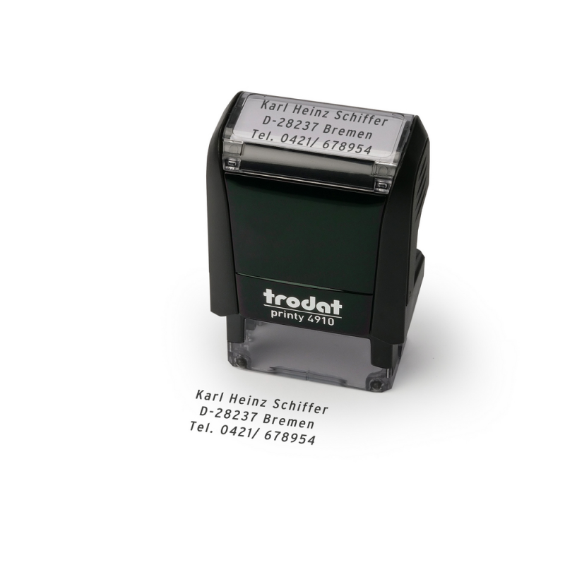 Trodat Printy 4910 Custom Self-Inking Rubber Stamp – Creative
